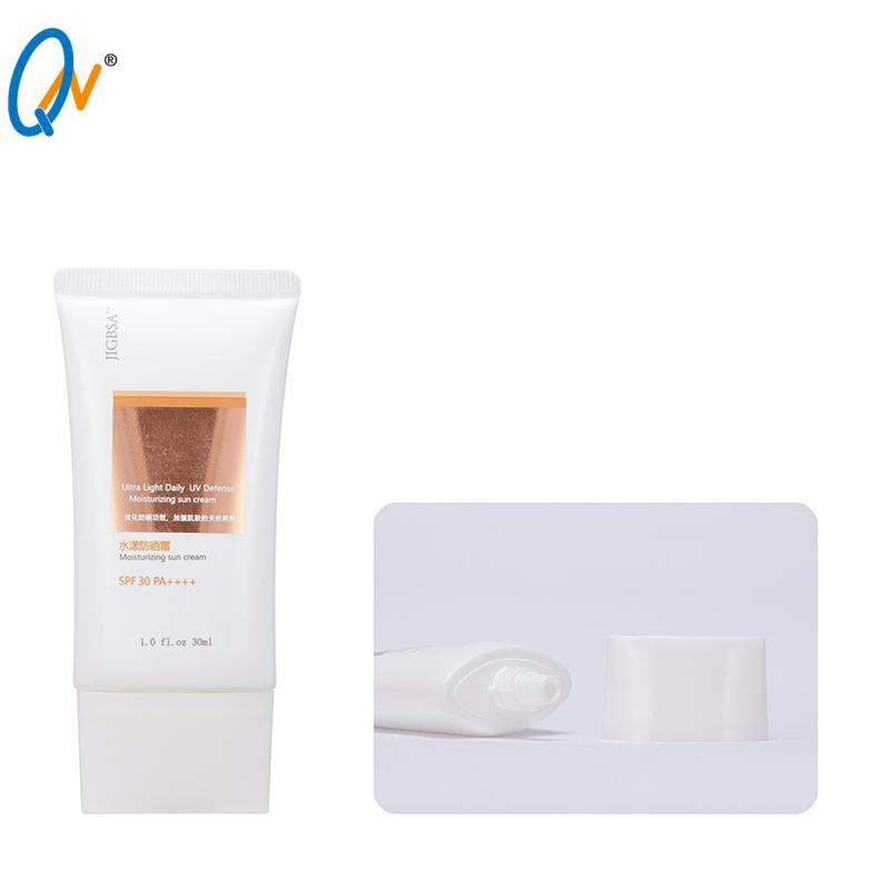 white BB cream cosmetic tube