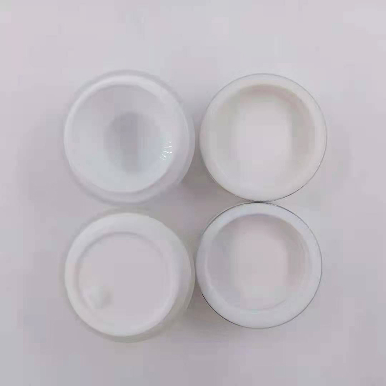 Frosted Plastic Cream Jars