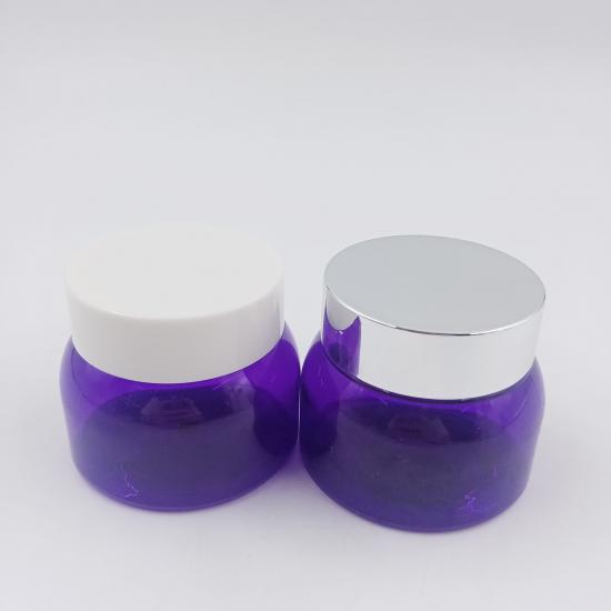 150ml Dark Purple Plastic Jar For Cream