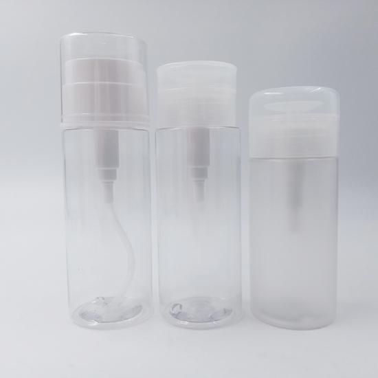 PET Plastic Makeup Remover Bottle